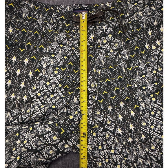 Patagonia Swim Trunks Mens Green Yellow Floral Bathing Suit Board Shorts Size 36 - Picture 4 of 7